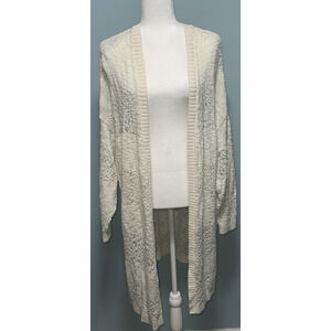 Torrid Women 5X Open Stitch Cardigan Bohemian Lounge Casual Basic Workwear Light